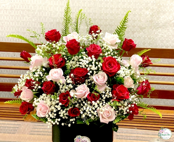 Giỏ Hoa Chúc Mừng mẫu 02